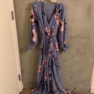 Fashion Nova Floral Maxi Dress